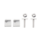 Kit de Tornillos, Tuercas y Soportes para Asiento Sanitario Eco - Producto exacto completo, centrado, sin recortes y con margen de seguridad
