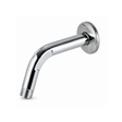 Brazo de Ducha Plástico Cromado de 15 cm con Rosca Macho de 1/2" - Producto exacto completo, centrado, sin recortes y con margen de seguridad