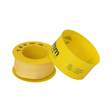Cinta Selladora de PTFE Amarillo de 1" x 6,6 m - Producto exacto completo, centrado, sin recortes y con margen de seguridad