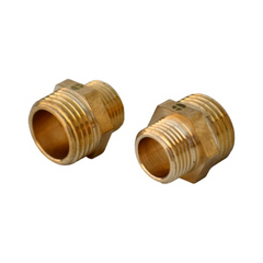 Conector de Latón Hilo con Tuerca de 1/2" x 3/8"
