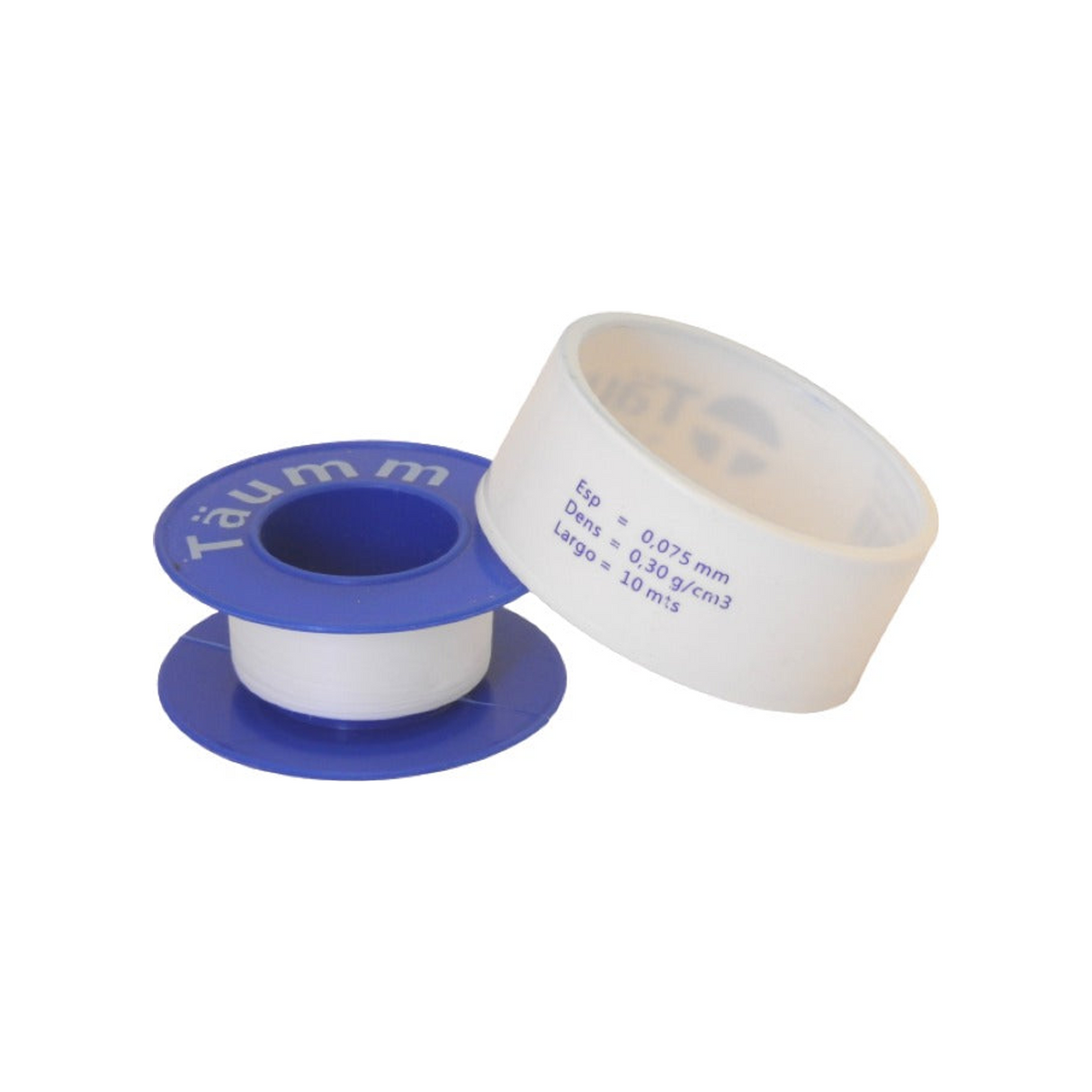 Cinta Selladora de PTFE Doméstica de 3/4" x 10 m - Producto exacto completo, centrado, sin recortes y con margen de seguridad