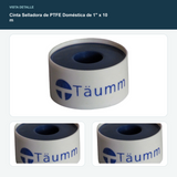 Cinta Selladora de PTFE Doméstica de 1" x 10 m - Ancho 1" y largo 10 m