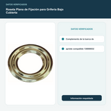 Roseta Plana de Fijación para Grifería Bajo Cubierta - Complemento de la tuerca de apriete compatible 130000032