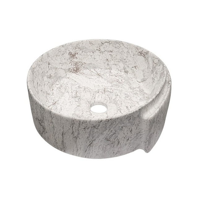 Lavamanos Roll Redondo Calacata Gris — fotografía del producto