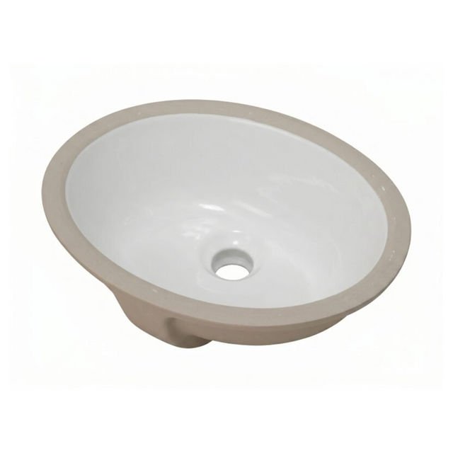 Lavamanos Oval Blanco De Bajo Poner 42 × 34 cm — fotografía del producto