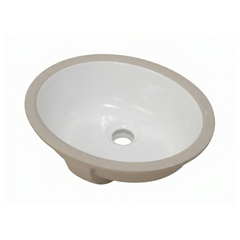 Lavamanos Oval Blanco De Bajo Poner 46 × 38 cm