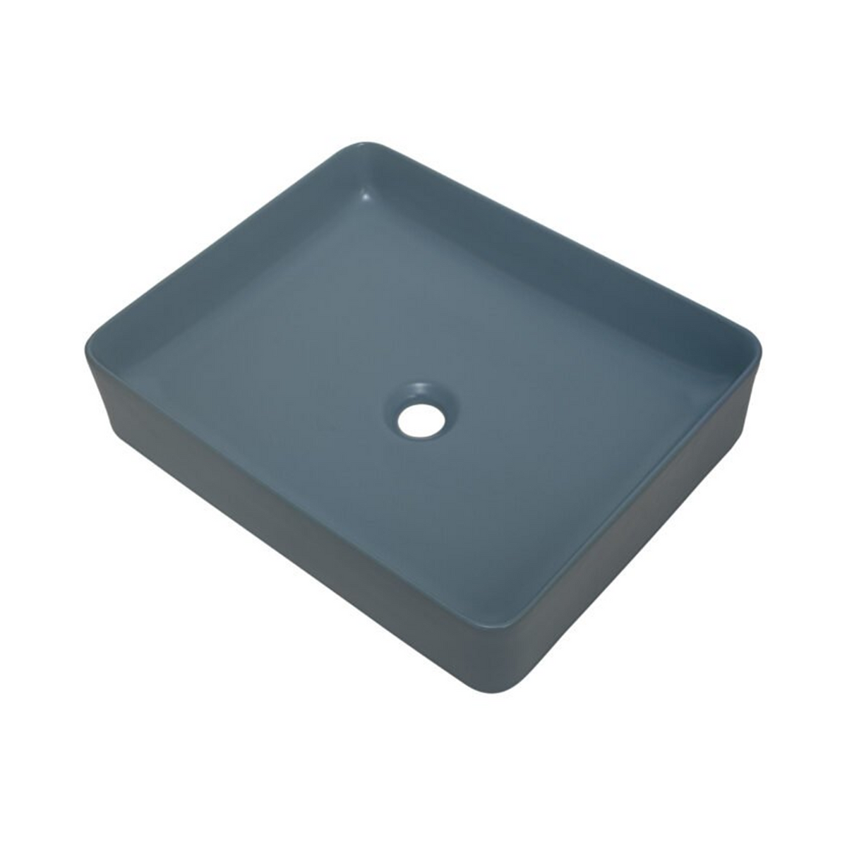 Lavamanos Cubik Dusty Blue 48 × 37 cm — fotografía del producto
