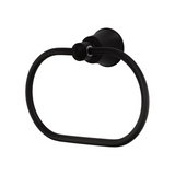 Toallero Aro Turmalina Negro En Aluminio — fotografía del producto