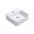 Lavamanos Logik Blanco Con Rebose 38 × 38 cm — fotografía del producto