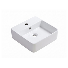 Lavamanos Logik Blanco Con Rebose 38 × 38 cm