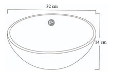 Lavamanos Blanco Sobreponer 32 X 14 Cm (7602813894822)