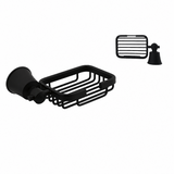 Jabonera Canastilla Turmalina Negra En Aluminio — vista del producto