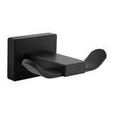 Perchero Doble Perla Negro En Aluminio — vista del producto