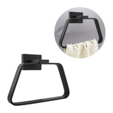 Toallero Aro Perla Negro En Aluminio — vista del producto