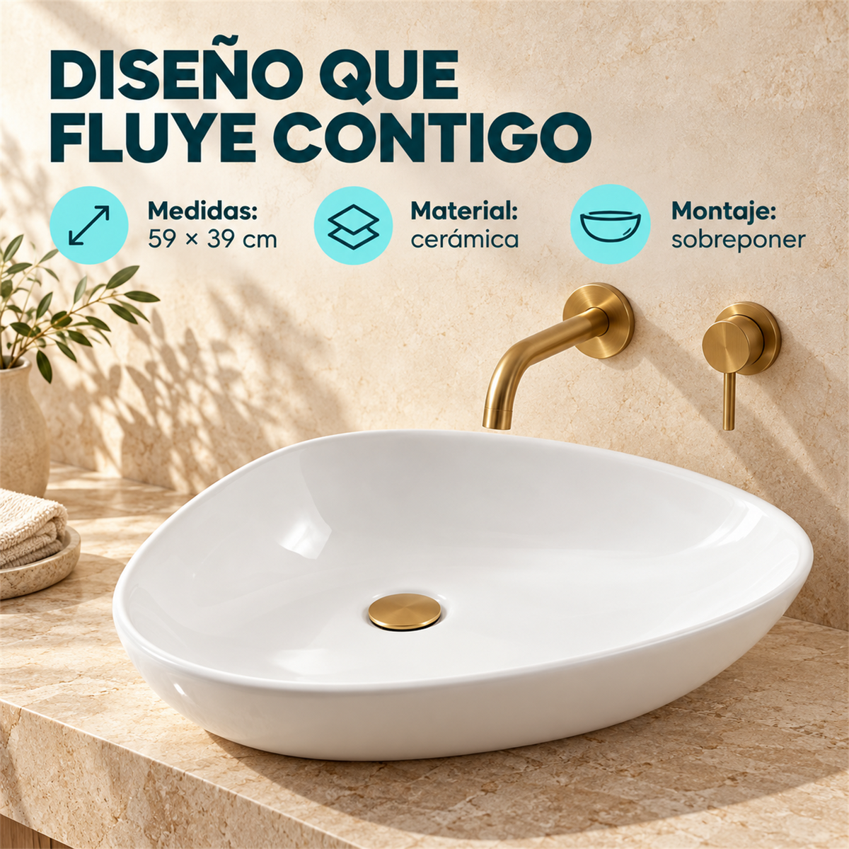 Lavamanos Triangle Blanco De Tres Esquinas 59 × 39 cm — características