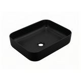 Lavamanos Malibú Negro Mate 50 × 39 cm — fotografía oficial