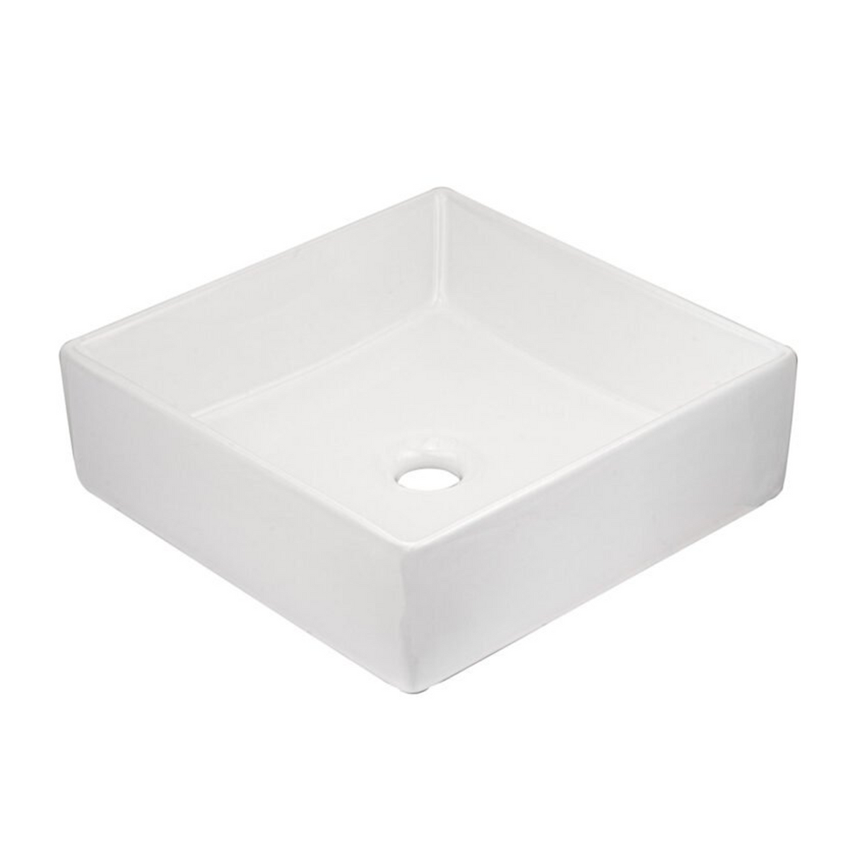 Lavamanos Square Cuadrado Blanco 36 cm — fotografía oficial