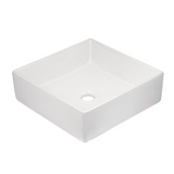 Lavamanos Square Cuadrado Blanco 36 cm — fotografía oficial