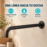 Tubo Para Regadera Redondo Negro 40 cm — características verificadas