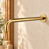 Tubo Para Regadera Redondo Dorado 40 cm — detalle del producto