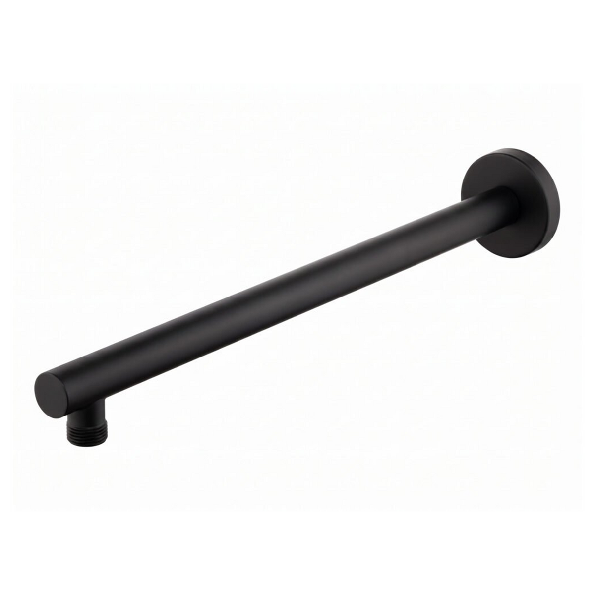 Tubo Para Regadera Redondo Nuvo Negro 40 cm — fotografía oficial
