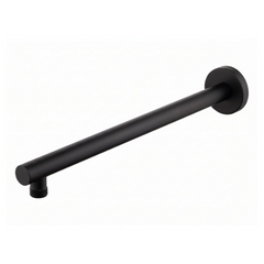 Tubo Para Regadera Redondo Nuvo Negro 40 cm