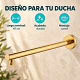 Tubo Para Regadera Nuvo Dorado 40 cm — características