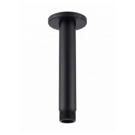 Tubo Para Regadera De Techo Negro 15 cm