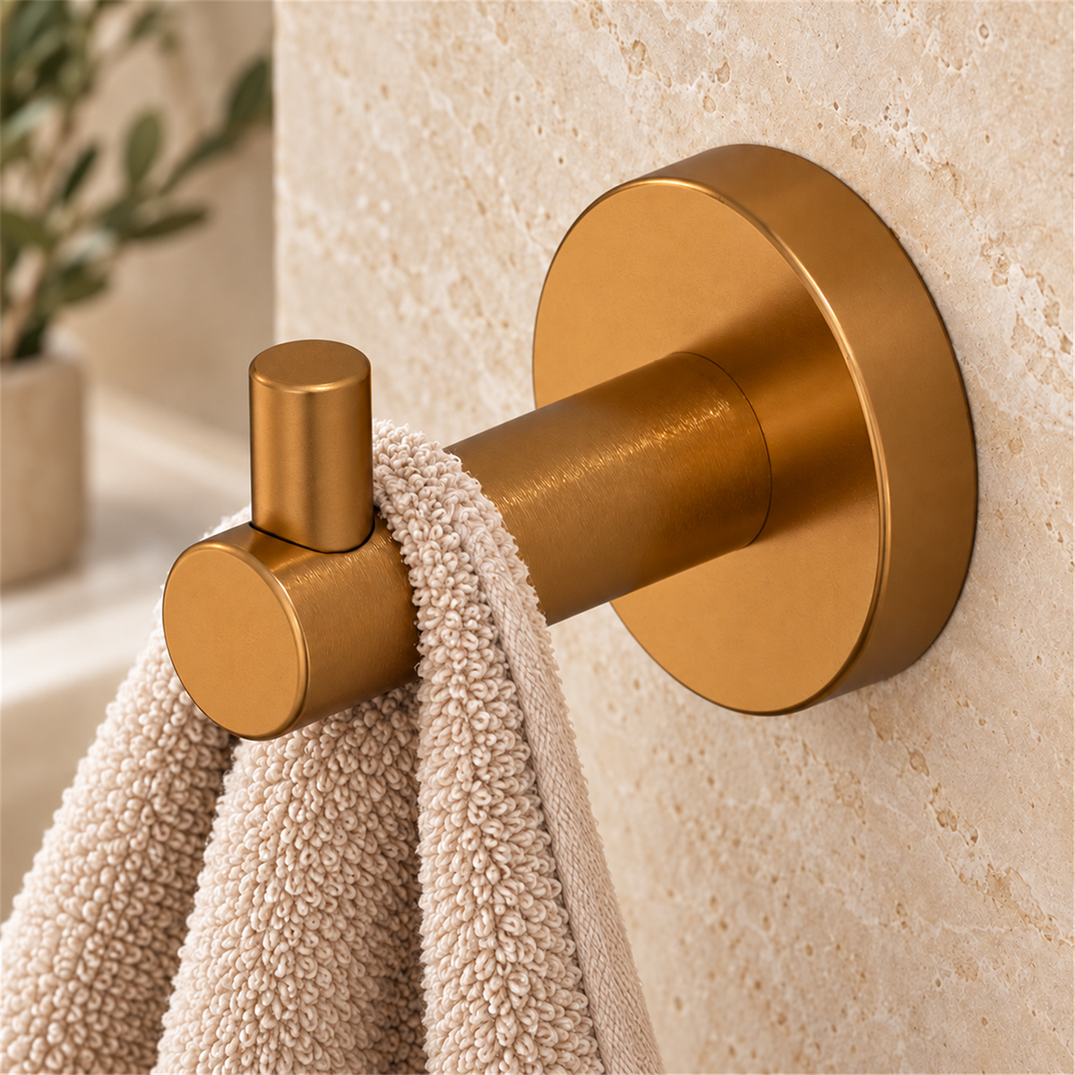 Perchero Jade Dorado En Aluminio — detalle del producto