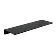 Repisa Rectangular Negra En Aluminio — fotografía oficial