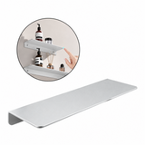 Repisa Rectangular Silver En Aluminio — fotografía con acabado uniforme