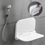 Silla Plegable Para Ducha Blanca En Polipropileno - Fotografía conservada y normalizada