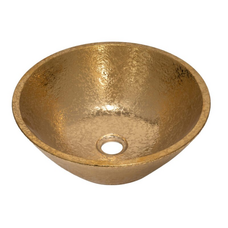 Lavamanos Cónico Dorado Ø40 cm