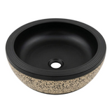 Lavamanos Moldy Beige Y Negro Ø40 cm - Foto oficial del producto