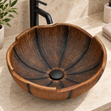 Lavamanos Calabaza Naranja Y Negro Ø40,5 cm - Vista cercana del producto