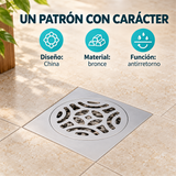 Rejilla De Piso Cuadrada China En Bronce - Características verificadas