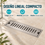 Rejilla Lineal Ladrillo En Acero 304 De 30 cm - Características del producto