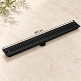 Rejilla Lineal Ladrillo Negra De 60 cm - Medidas del producto