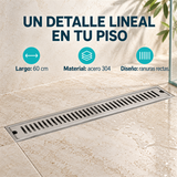 Rejilla Lineal Ladrillo En Acero 304 De 60 cm - Características del producto
