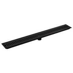 Rejilla Lineal Ladrillo Negra De 80 cm
