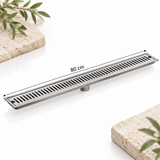 Rejilla Lineal Ladrillo En Acero 304 De 80 cm - Medidas del producto