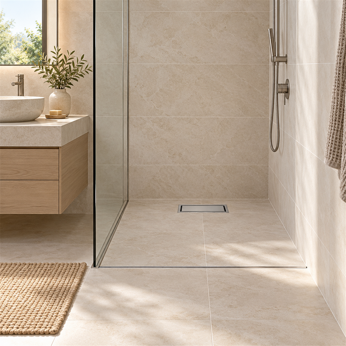 Rejilla Para Revestimiento De Piso De 20 cm - Ambientación amplia con escala natural