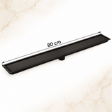 Rejilla Invisible Negra De 80 cm - Medidas del producto