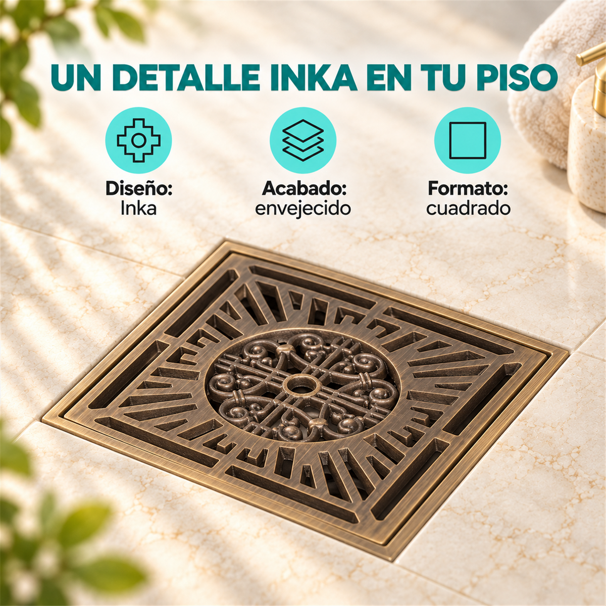 Rejilla Cuadrada Inka Vintage - Características del producto