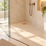Rejilla Cuadrada Wayuú En Oro Rosa - Ambientación amplia con escala natural