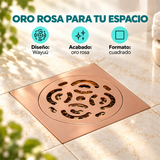 Rejilla Cuadrada Wayuú En Oro Rosa - Características del producto