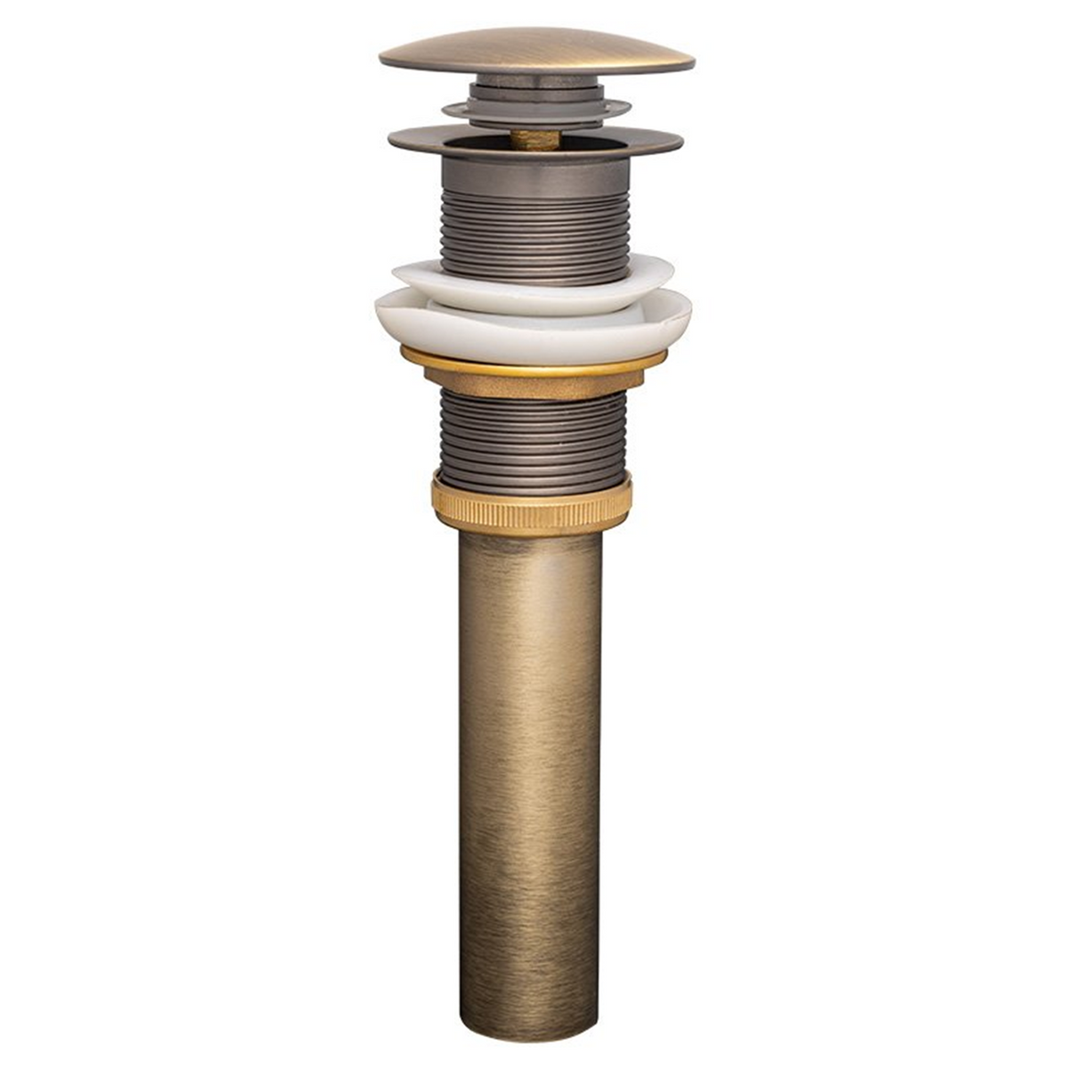 Desagüe Push Para Lavamanos Vintage En Bronce - Foto oficial del producto