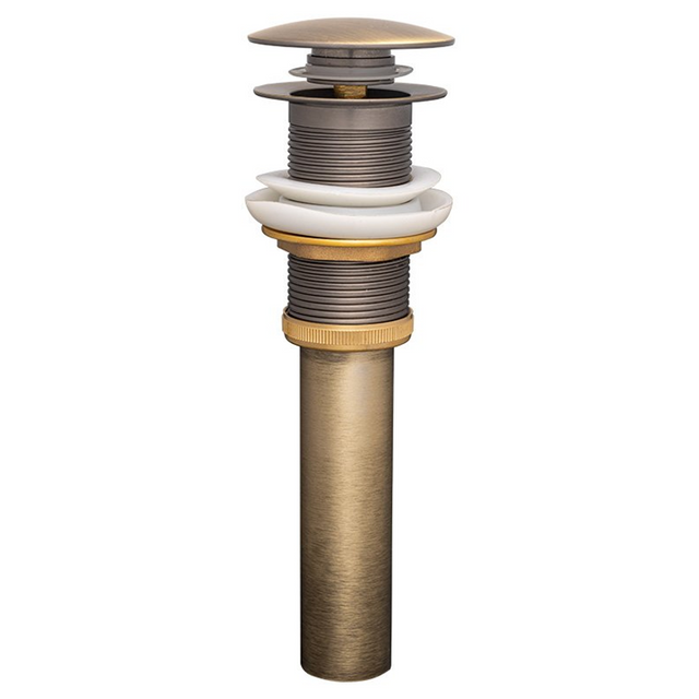 Desagüe Push Para Lavamanos Vintage En Bronce - Foto oficial del producto