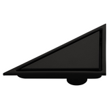 Rejilla Triangular Invisible Negra De 20 cm - Foto oficial del producto