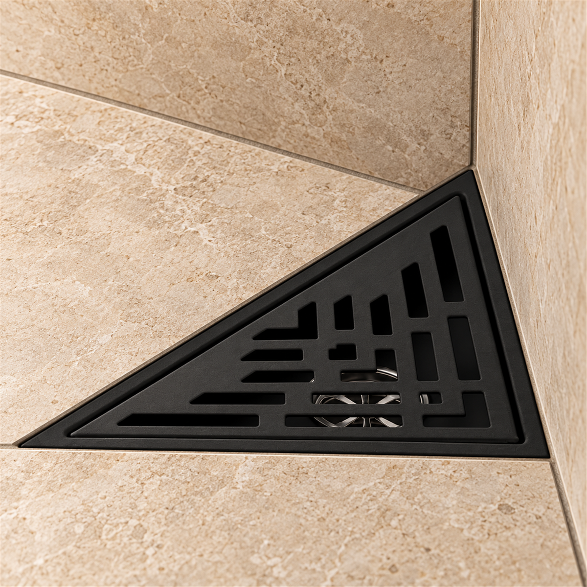 Rejilla Triangular Flecha Negra De 20 cm - Vista cercana del producto
